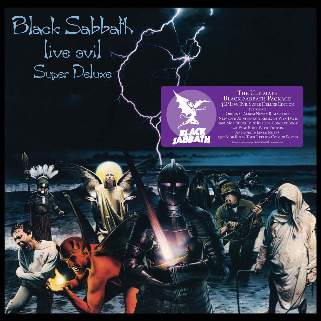 Black Sabbath - Live Evil Vinyl 4LP Super Deluxe Box Set