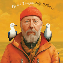 Load image into Gallery viewer, Richard Thompson - Ship To Shore Limited Indies Marbled Yellow Autographed Print Etched Vinyl 2LP

