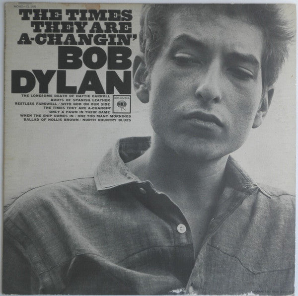 Bob Dylan - The Times They Are A Changing Vinyl LP + Magazine