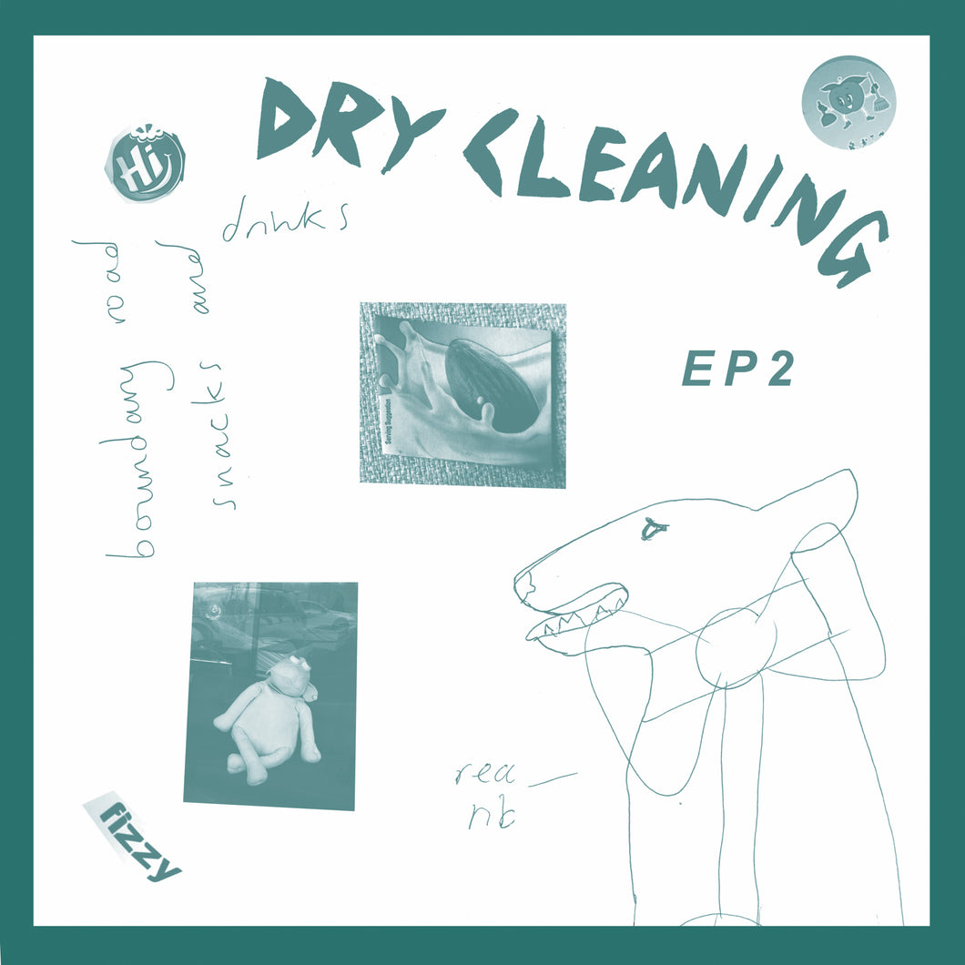 Dry Cleaning - Boundary Road Snacks and Drinks + Sweet Princess EP Transparent Blue Vinyl LP”