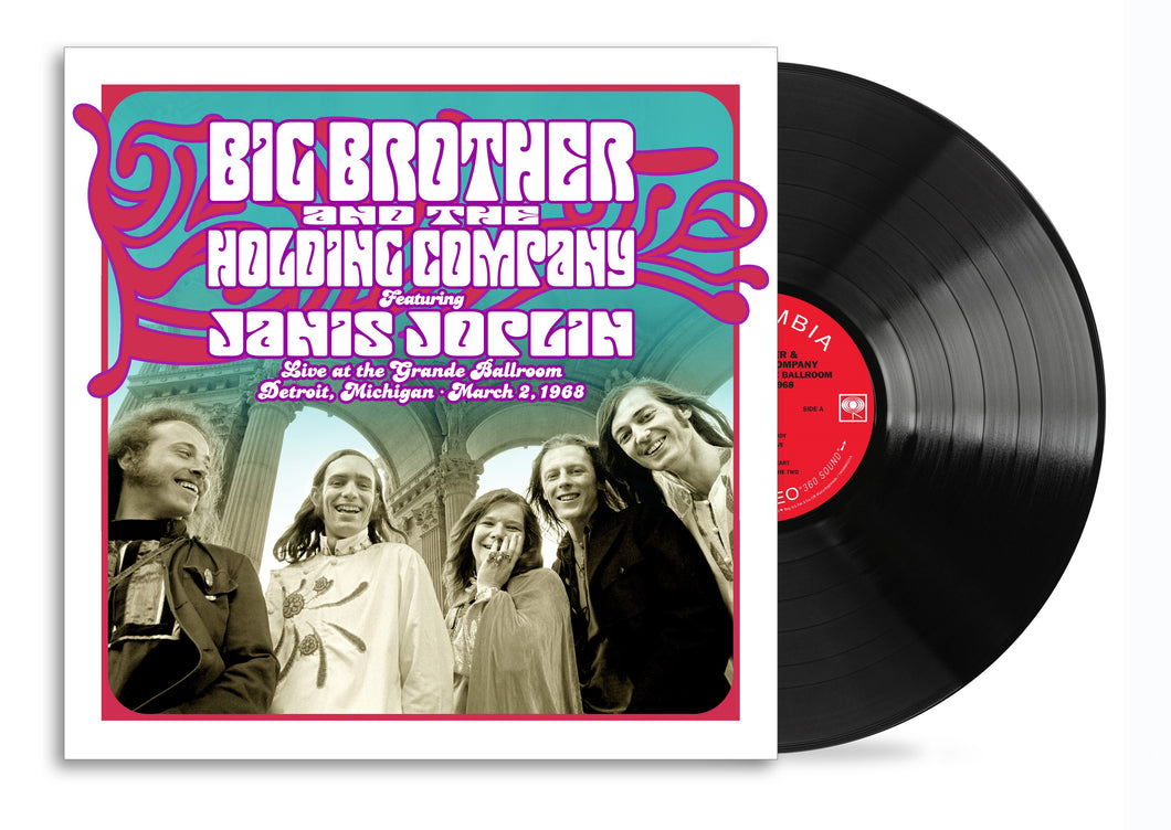 Big Brother & The Holding Company - Live At The Grande Ballroom Detroit: March 2, 1968 - 1LP - Black Vinyl  [RSD Black Friday 2024]