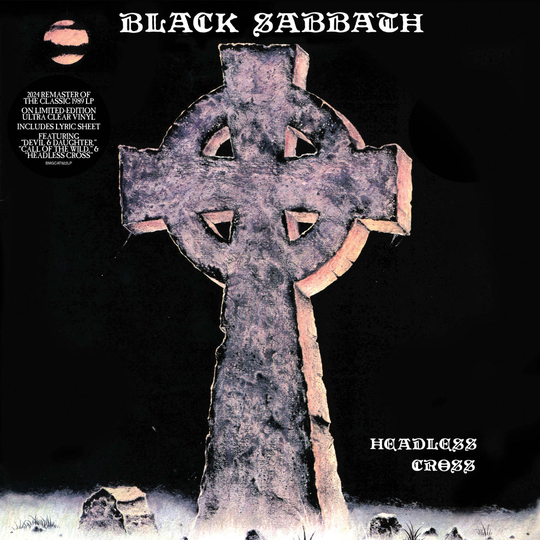 Black Sabbath - Headless Cross 2024 Re-master Ultra Clear Vinyl LP