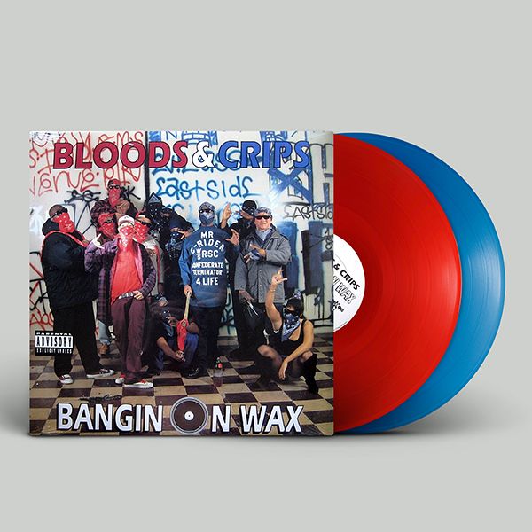 Bloods & Crips - Bangin On Wax - 2LP - Red Vinyl & Blue Vinyl  [RSD Black Friday 2024]