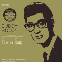 Load image into Gallery viewer, Buddy Holly - It Is So Easy - 1LP &amp; 1CD - Gold Vinyl 180g + CD  [Record Store Day 2026]
