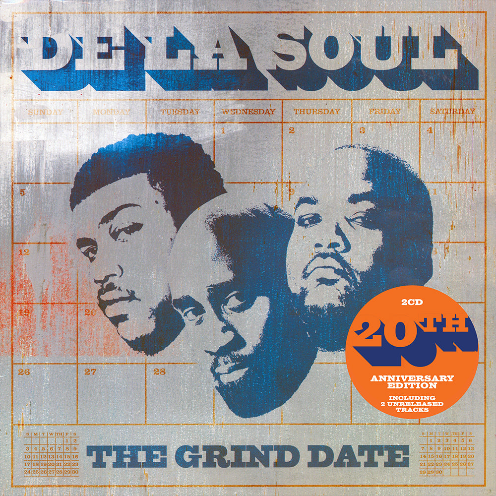 De La Soul - The Grind Date 20th Ann. Clear & Blue Splatter Vinyl 2LP