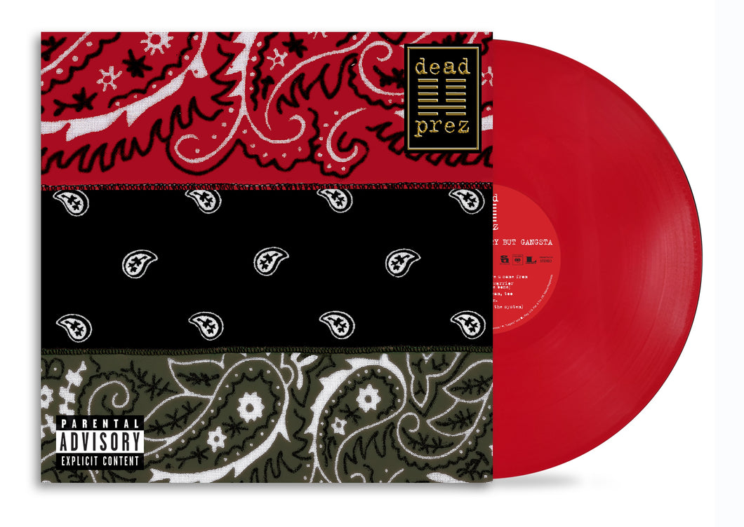 Dead Prez - RBG: Revolutionary But Gangsta - 1LP - Red Vinyl  [RSD Black Friday 2024]