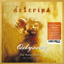 Load image into Gallery viewer, Delerium - Odyssey: The Remix Collection (25th Anniversary Edition) - 2LP - Gold Vinyl  [Record Store Day 2026]
