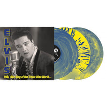 Cargar imagen en el visor de la galería, Elvis Presley - 1961: King Of Whole Wild World - 3LP - Blue/Yellow -1 Splatter -1 Marbel -1 Cloudy effect  [Record Store Day 2026]
