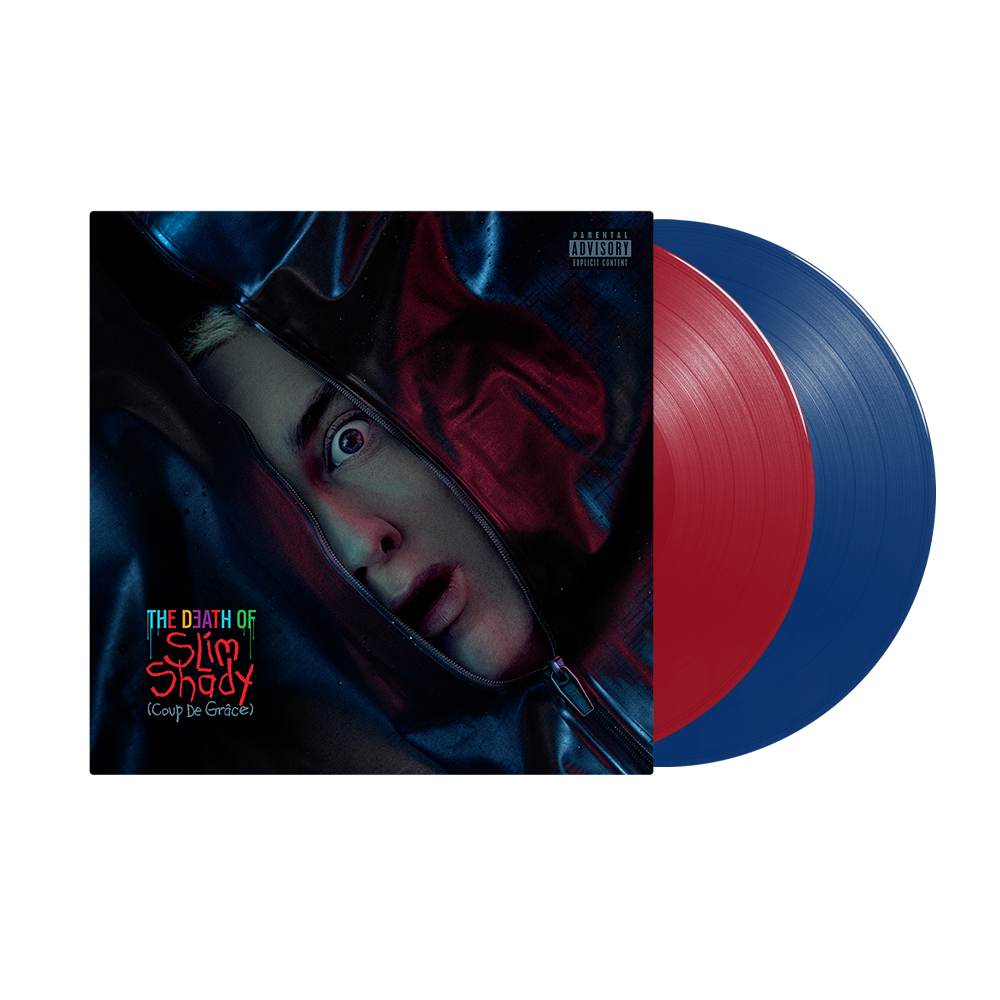 Eminem - The Death of Slim Shady (Coup De Grâce)- Red & Blue Olpaque Vinyl 2LP