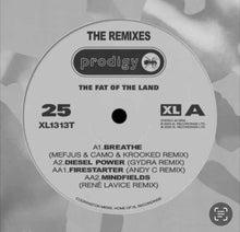 Load image into Gallery viewer, FW: The Prodigy - &quot;The Fat Of The Land&quot; (25th Anniversary Remixes) Silver Vinyl 12&quot;
