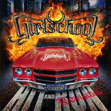 Load image into Gallery viewer, Girlschool - Hit and Run - Revisited - 12&quot; Red Vinyl  [Record Store Day 2025]
