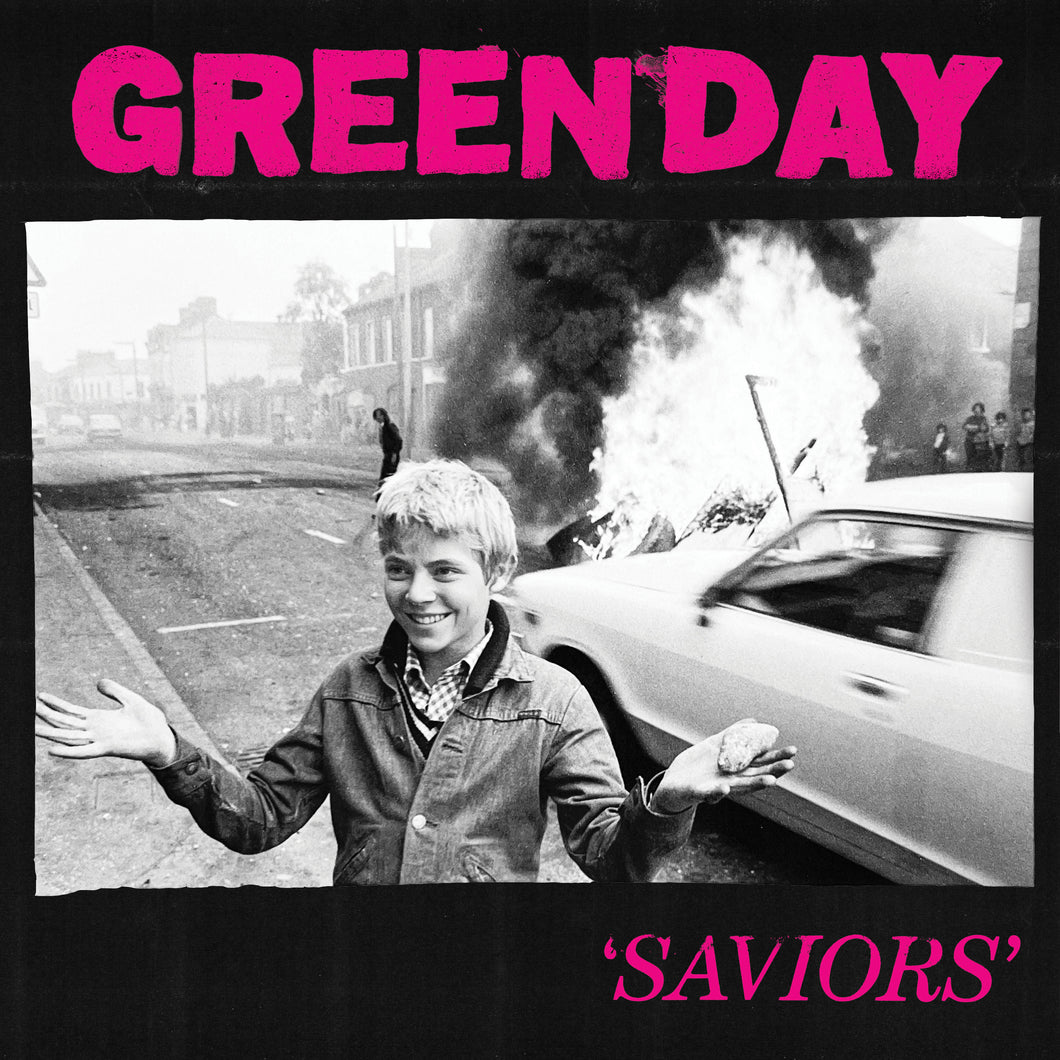 Green Day - Saviors Exclusive Pink And Black Vinyl LP