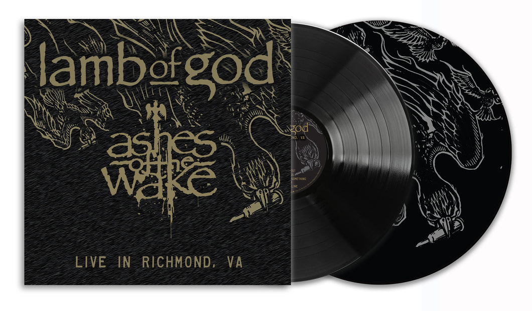 Lamb Of God - Ashes Of The Wake (Live In Richmond, VA) - 2LP - Black Vinyl + etching (side D)  [RSD Black Friday 2024]