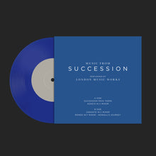 Load image into Gallery viewer, London Music Works - Succession (OST) - 7&quot; Transparent Blue Vinyl  [Record Store Day 2025]
