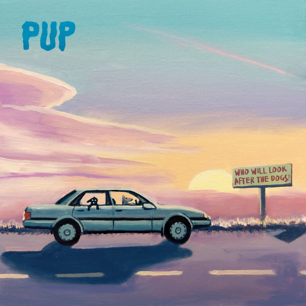 Pup - Who Will Look After The Dogs Black Smoke With Black Pink And Purple Splatter Vinyl LP