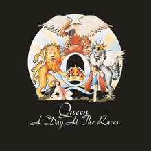 Load image into Gallery viewer, Queen - A Day At The Races 50th Anniversary Blue Marbled Vinyl LP
