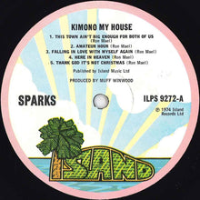 Cargar imagen en el visor de la galería, Sparks - Kimono My House Vinyl LP
