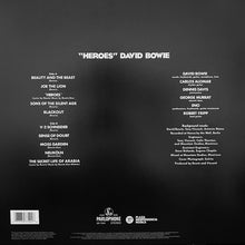 Cargar imagen en el visor de la galería, David Bowie - &quot;Heroes&quot; Vinyl LP Reissue
