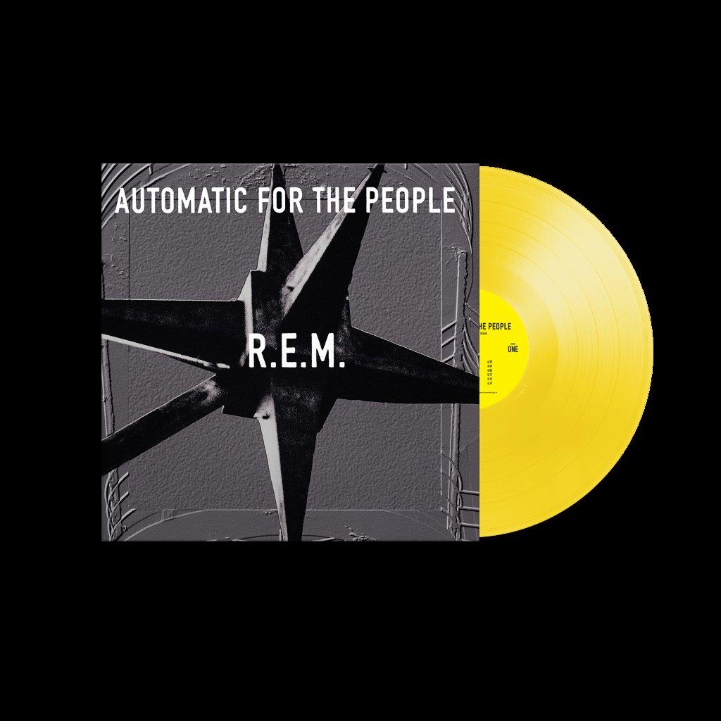R.E.M.- Automatic For The People Yellow Vinyl LP NAD 23
