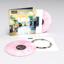 Cargar imagen en el visor de la galería, Oasis - Definitely Maybe &quot;Strawberries And Cream” Pink and White Marble Vinyl 2LP
