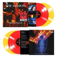 Load image into Gallery viewer, The Mission - Neverland (30th Anniversary Edition) - 2LP - 140g Translucent Red &amp; Translucent Yellow Vinyls  [Record Store Day 2025]
