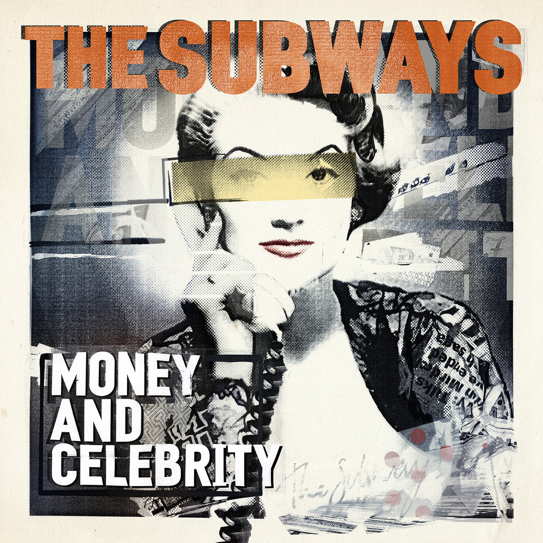 The Subways - Money & Celebrity (Red & White Split Vinyl) - 1LP - Limited Edition Red & White Split Vinyl  [National Album Day 2024]