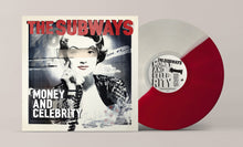 Load image into Gallery viewer, The Subways - Money &amp; Celebrity (Red &amp; White Split Vinyl) - 1LP - Limited Edition Red &amp; White Split Vinyl  [National Album Day 2024]
