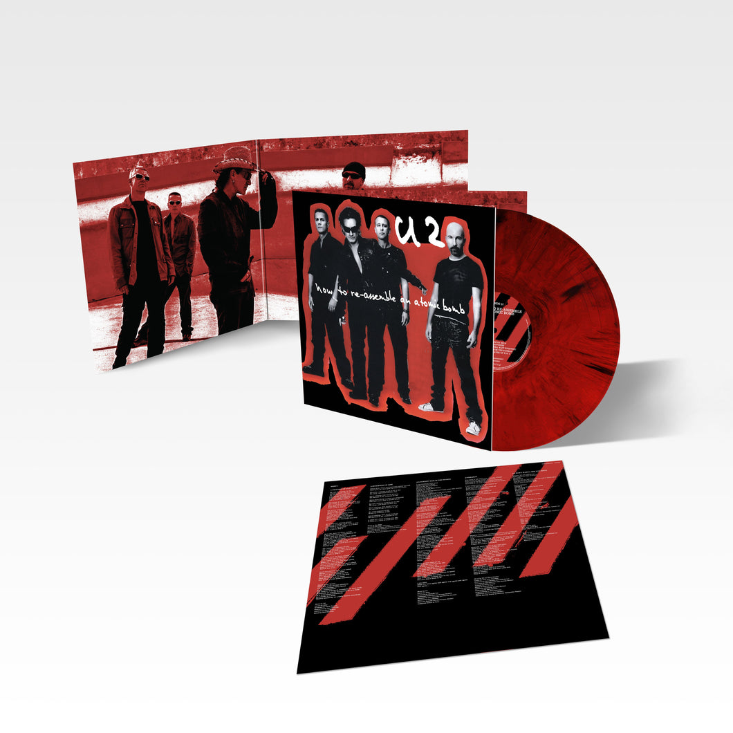 U2 - How To Re-Assemble An Atomic Bomb - 1LP - Black and Red Marble Vinyl  [RSD Black Friday 2024]