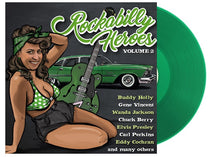 Load image into Gallery viewer, Various Artists - Rockabilly Heroes Vol. 2 - 1LP - Transparent Green Vinyl  [Record Store Day 2025]
