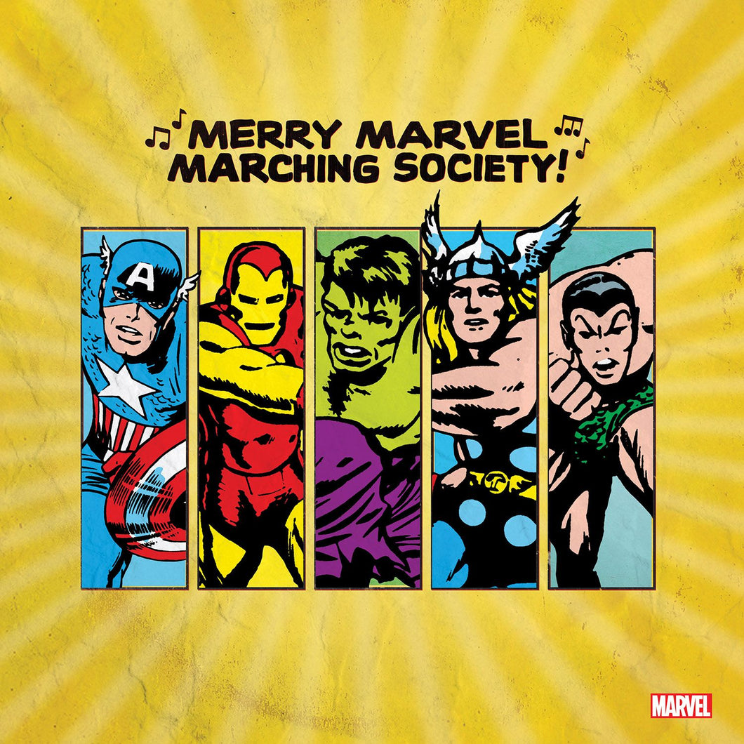 Various Artists - Merry  Marvel Marching Society - 1LP - Black Vinyl  [RSD Black Friday 2024]