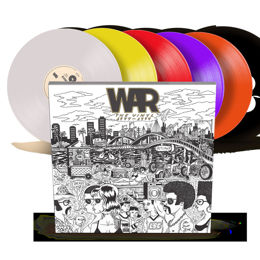 WAR - The Vinyl 1977-1994 - Boxset - 5 x 140g Limited Coloured Vinyl  [RSD Black Friday 2024]