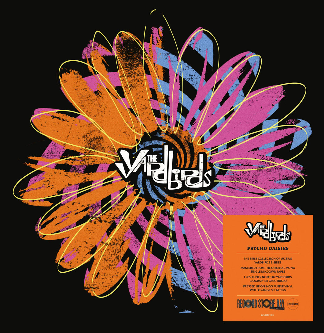 THE YARDBIRDS - Psycho Daisies - The Complete B-Sides (RSD 2024) - 1 LP - 140g Purple with Orange Splatters Vinyl  [RSD 2024]