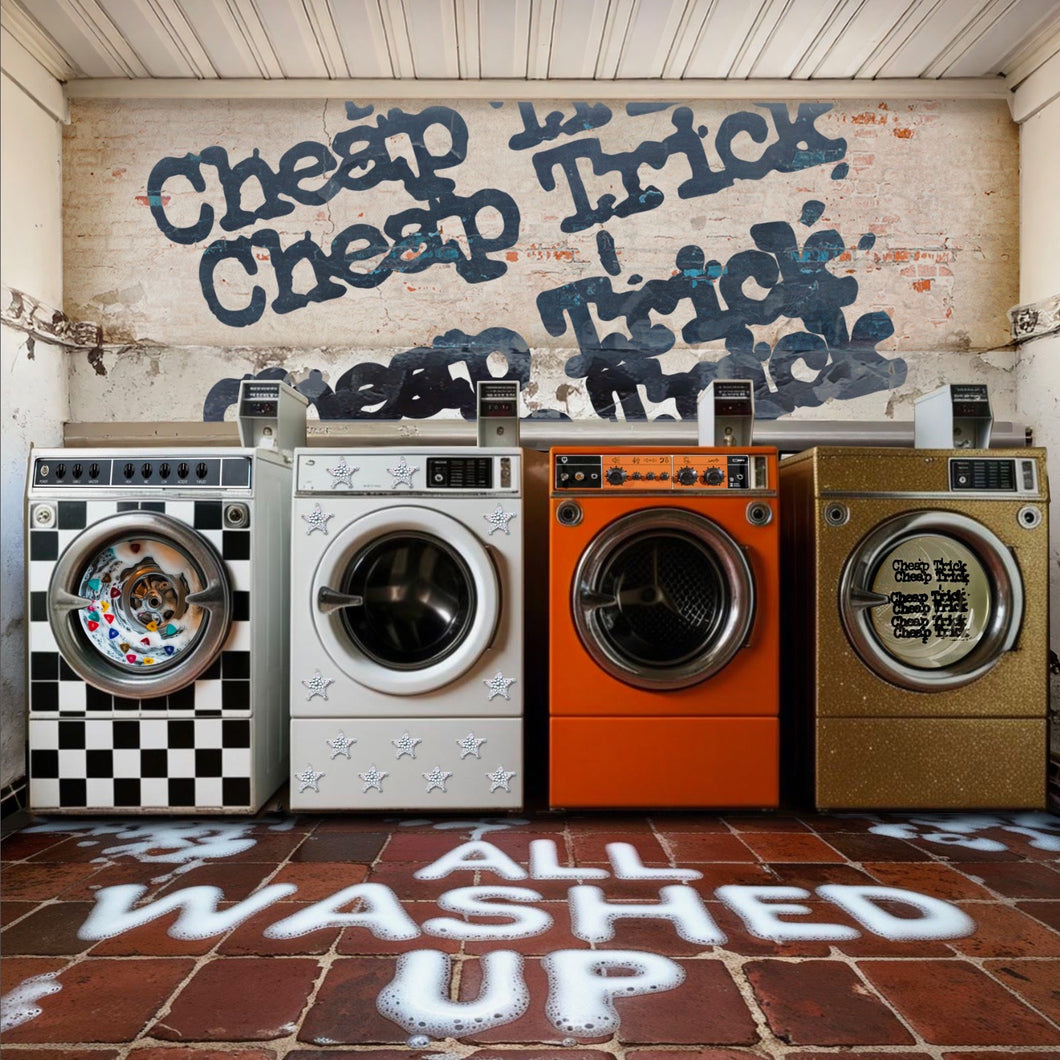 Cheap Trick - All Washed Up Clear with Orange & Blue Marble Ltd Edition Vinyl LP