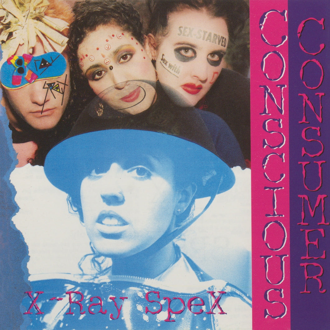 X-Ray Spex - Concious Consumer Indies Crystal Clear Vinyl LP