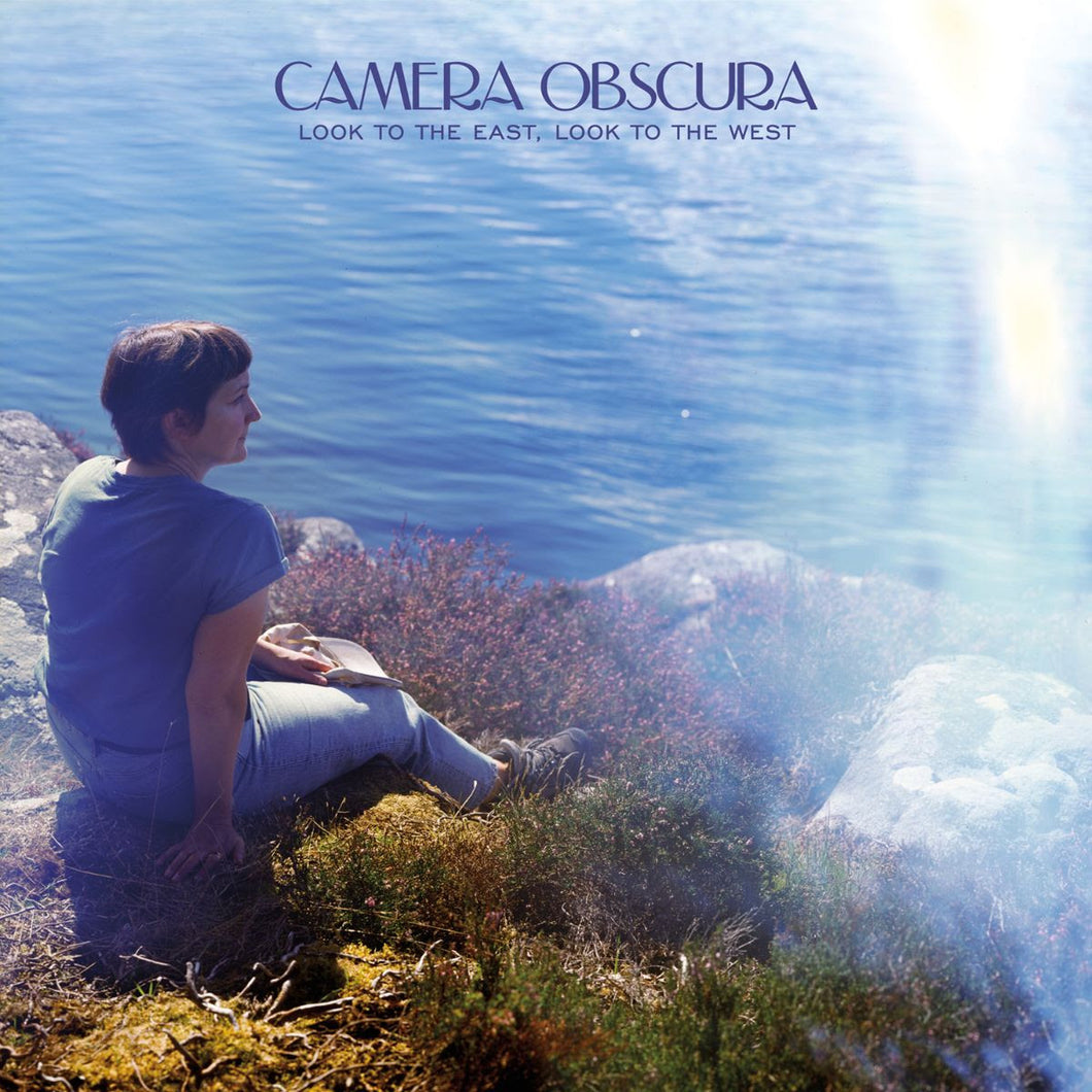 Camera Obscura - Look To The East, Look To The West Indies Baby Blue & White Galxy Vinyl LP