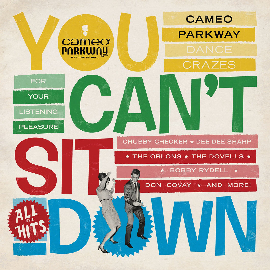 Various Artits  - You Can't Sit Down: Cameo Parkway Dance Crazes Coloured Vinyl 2LP RSD 2021
