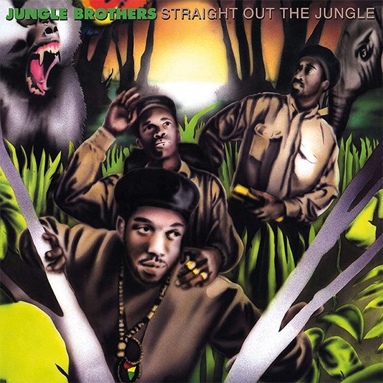 Jungle Brothers - Straight Out Of The Jungle / Black Is Black Vinyl 7