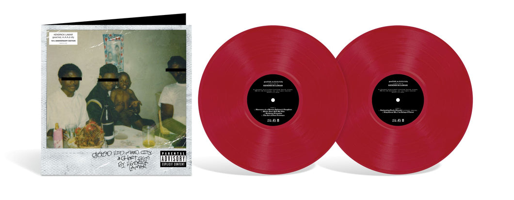 Kendrick Lamar - good kid, m.A.A.d city 10th Ann. RSD Red Vinyl 2LP