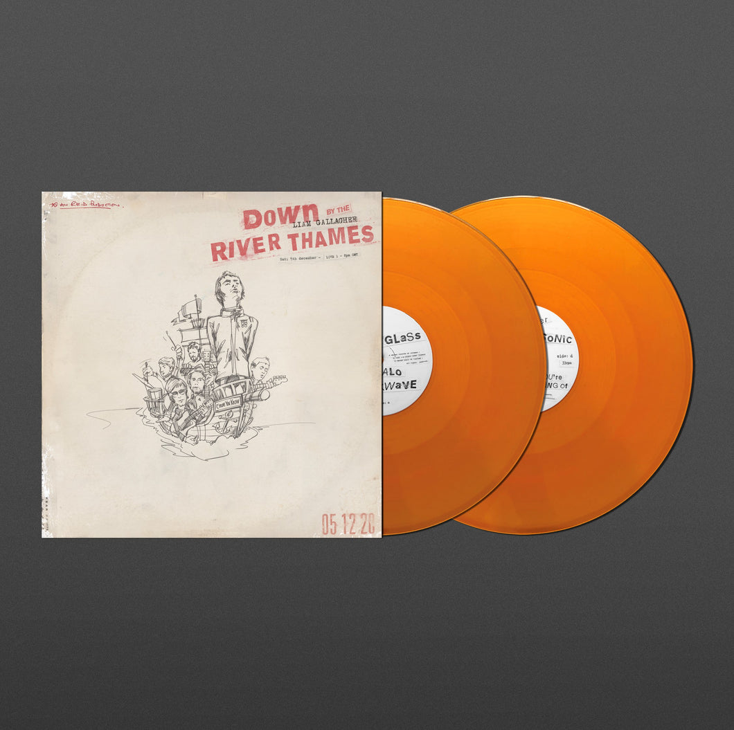 Liam Gallagher - Down By The River Thames Orange Vinyl 2LP