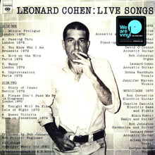 画像をギャラリービューアに読み込む, Leonard Cohen - Live Songs Vinyl LP
