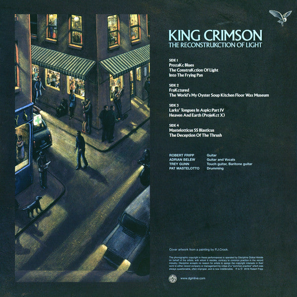 King Crimson ‎– The ReconstruKction Of Light 200g Vinyl 2LP – RPM