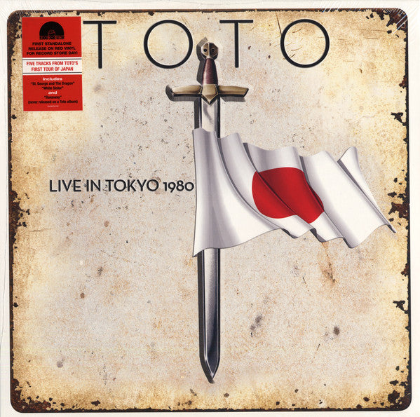 Toto - Live In Tokyo (1980) Red Vinyl LP RSD 2020