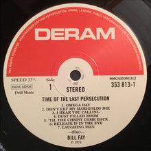 画像をギャラリービューアに読み込む, Bill Fay - Time Of The Last Persecution Vinyl LP RSD 2021
