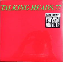 Load image into Gallery viewer, Talking Heads - Talking Heads: 77 (180gm) Vinyl LP Black Vinyl
