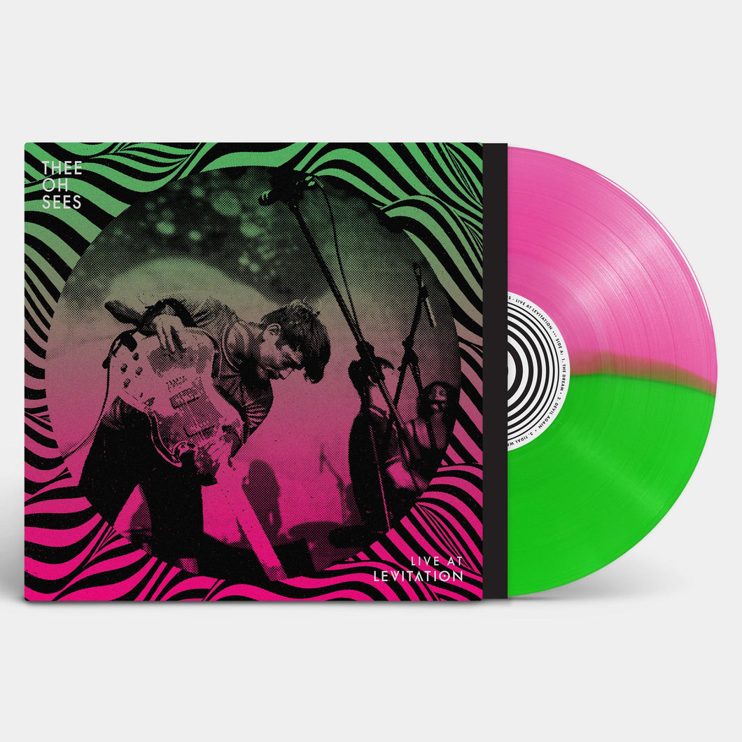 Thee Oh Sees - Live at Levitation 2012 indies Neon Pink & Green Vinyl LP