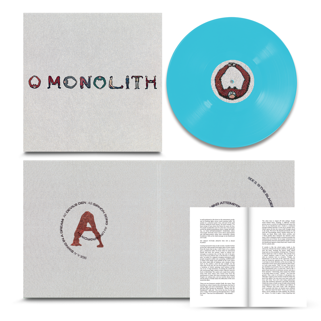 Squid - O Monolith Ltd Transparent Blue Vinyl LP