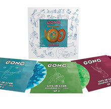 Load image into Gallery viewer, Gong - Live At Lyon Decembre 72 Splatter Vinyl 3LP RSD 2023
