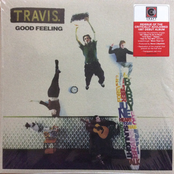 Travis - Good Feeling Translucent Red Vinyl LP