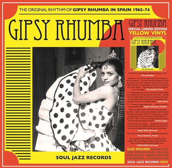 GIPSY RHUMBA: The Original Rhythm of Gipsy Rhumba in Spain 1965-74 Yellow Vinyl 2LP RSD 2023