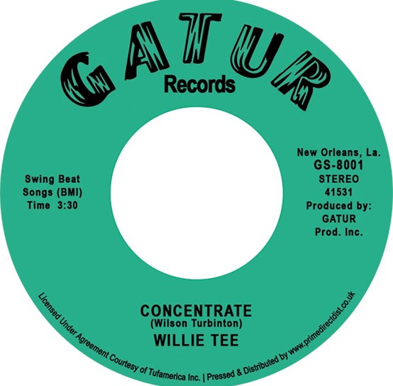 Willie Tee - Concentrate/Get Up Vinyl 7